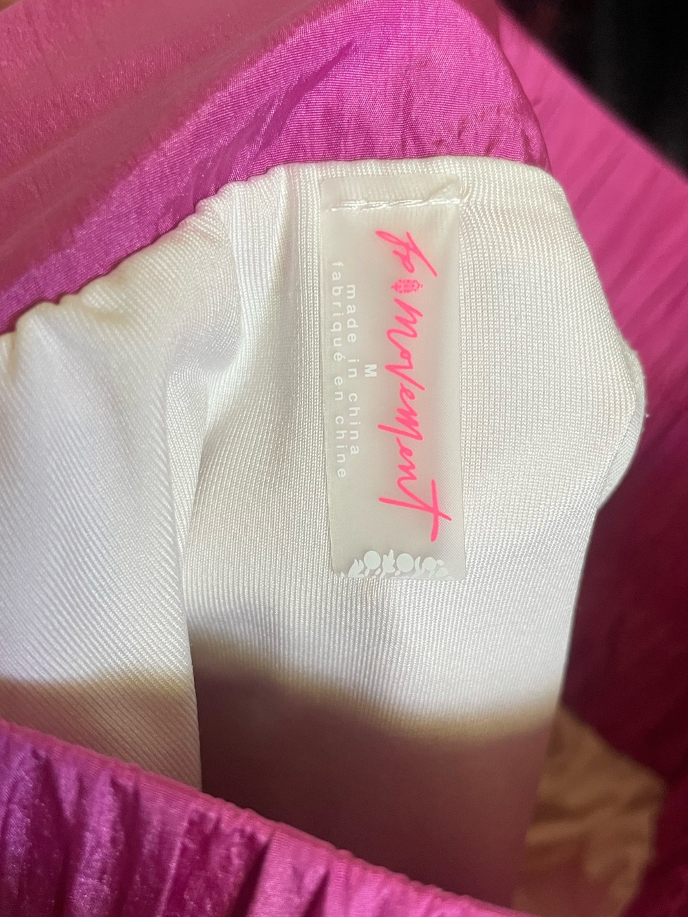 NWOT FP Movement Free People The Way Home Shorts Passionfruit Magenta Pink M - Picture 4 of 4